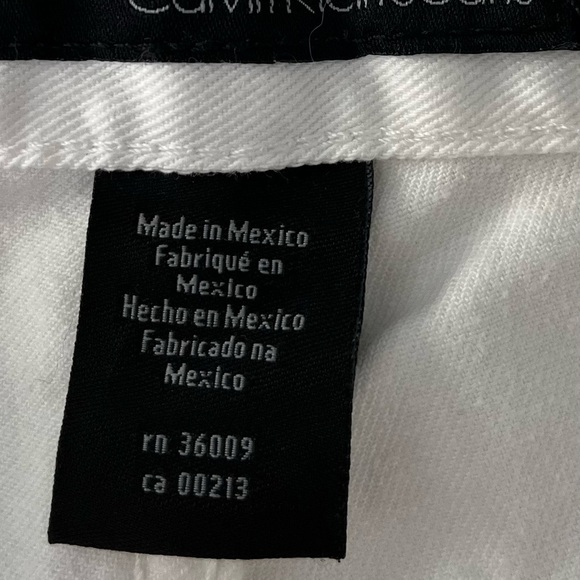 Calvin Klein White Boot Cut Jeans - Picture 8 of 12